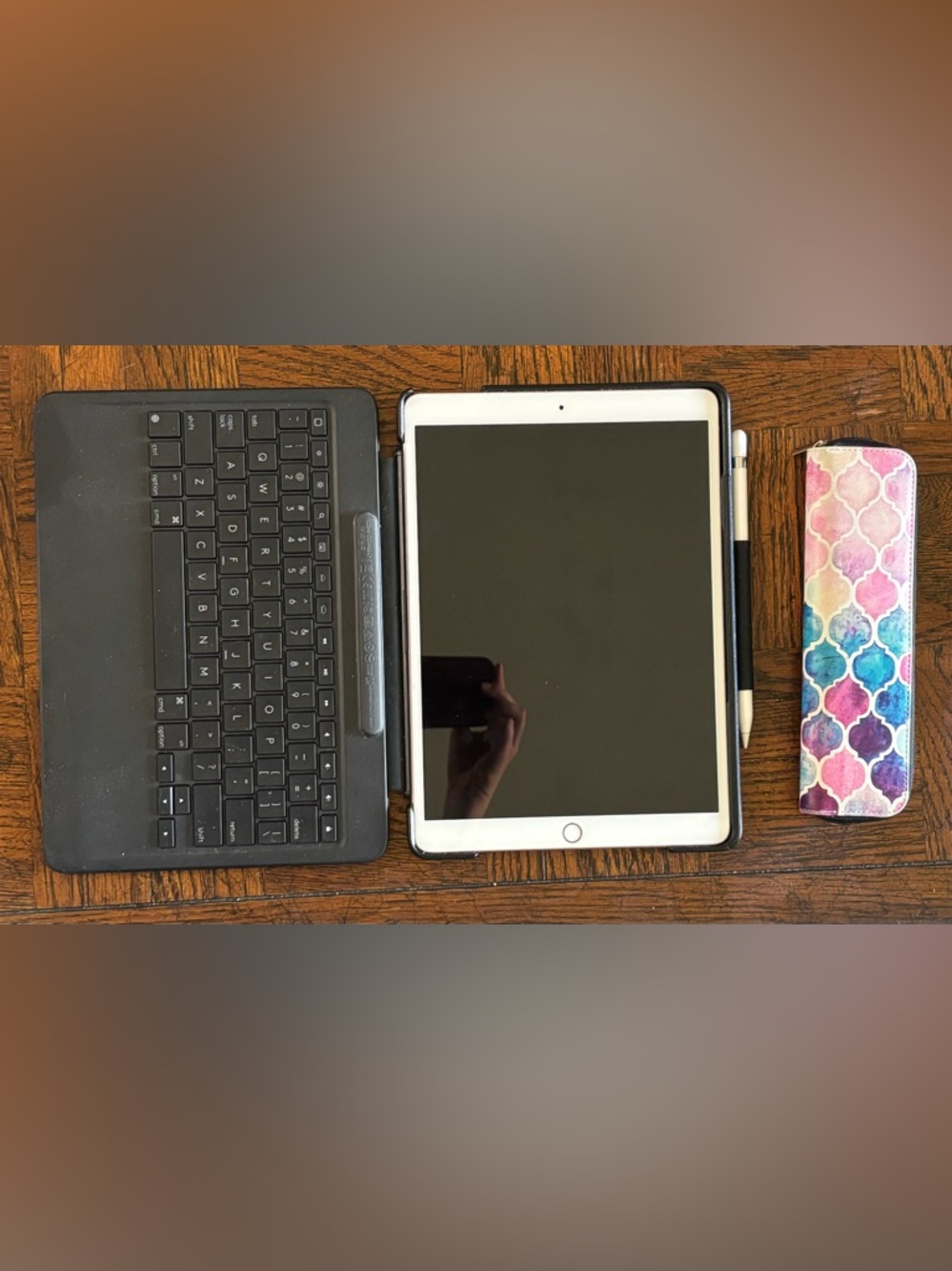 iPad Pro with Keyboard, Case, and Apple Pencil